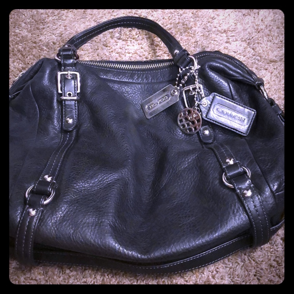 Coach leather purse
